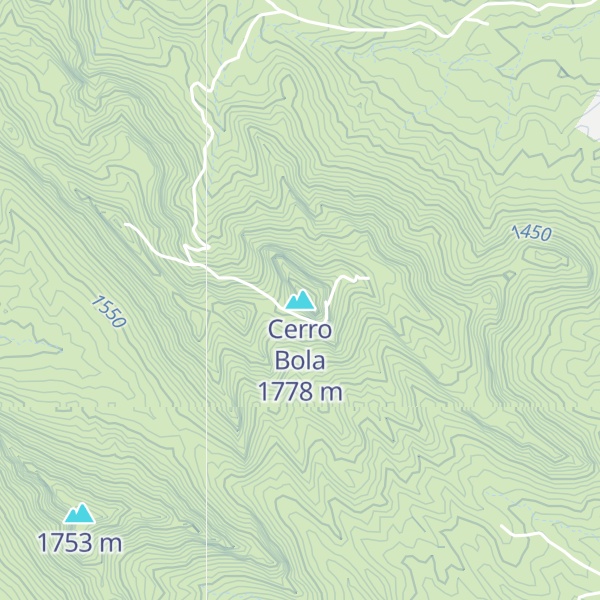 Map of Cerro Bola