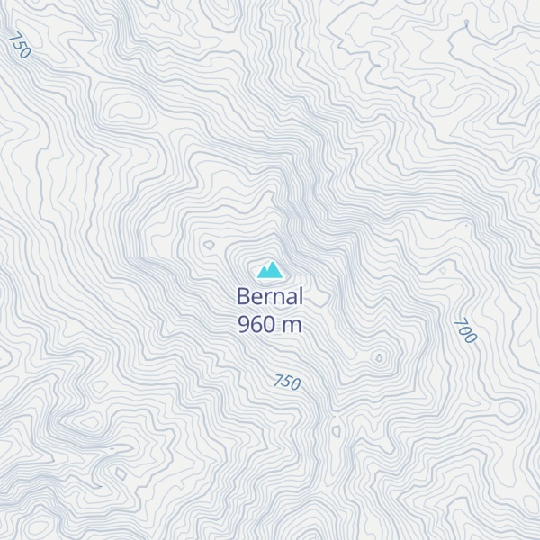 Map of Bernal
