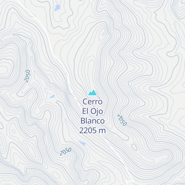 Map of Cerro El Ojo Blanco