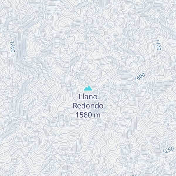 Map of Llano Redondo
