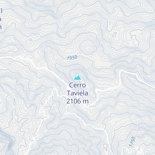 Map of Cerro Taviela