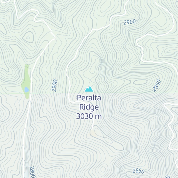 Map of Peralta Ridge