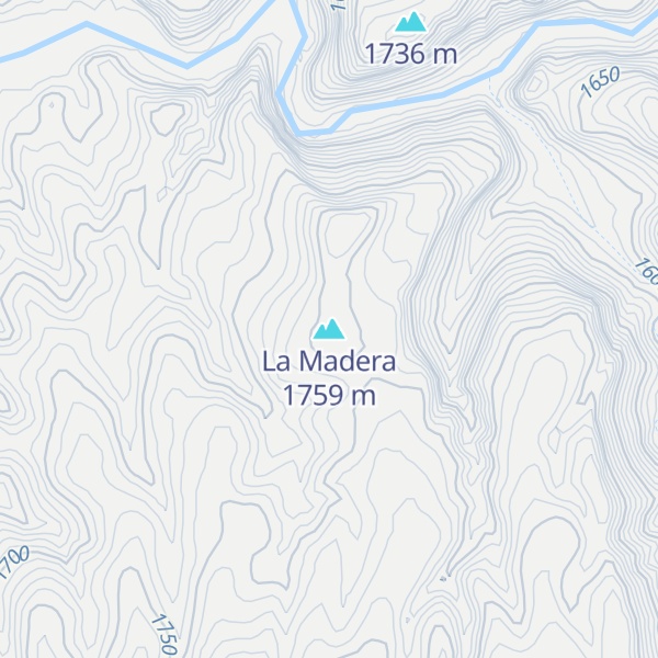 Map of La Madera