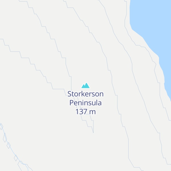 Map of Storkerson Peninsula