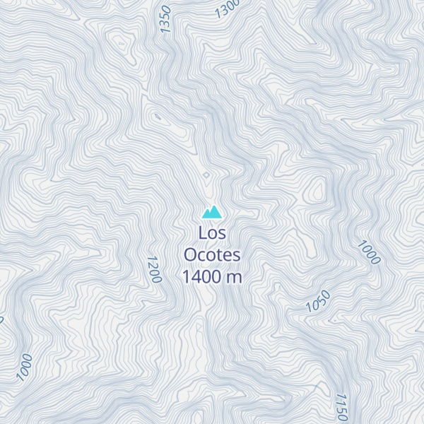Map of Los Ocotes