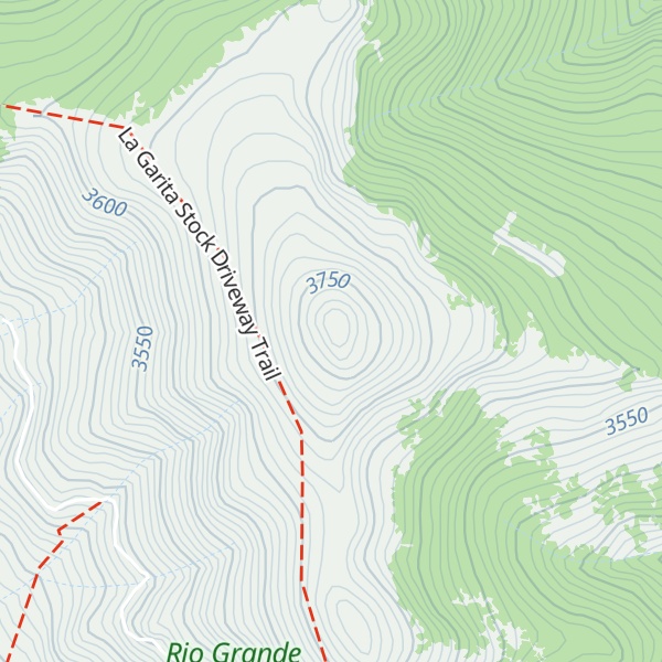 Map of Boot Mountain