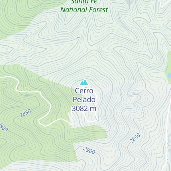 Map of Cerro Pelado Lookout