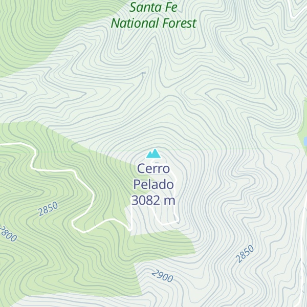 Map of Cerro Pelado