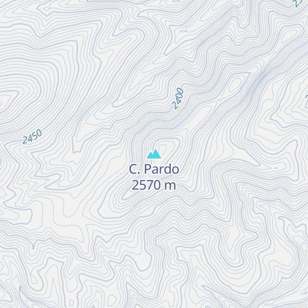Map of C. Pardo