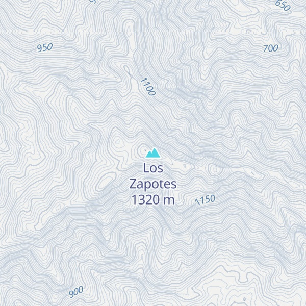 Map of Los Zapotes