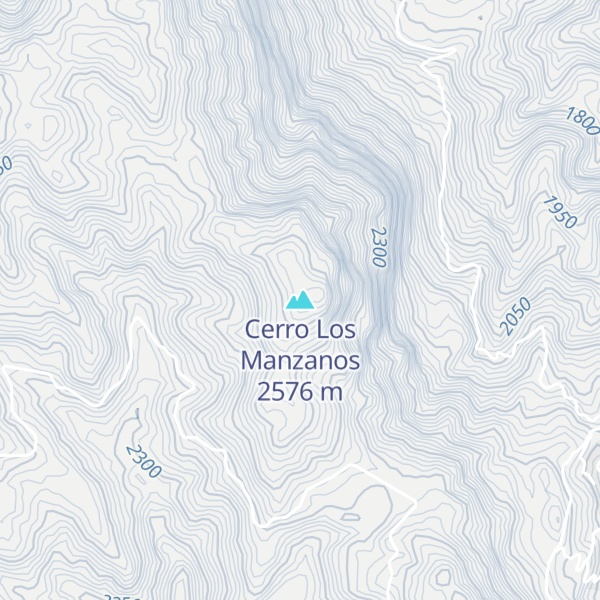 Map of Cerro Los Manzanos