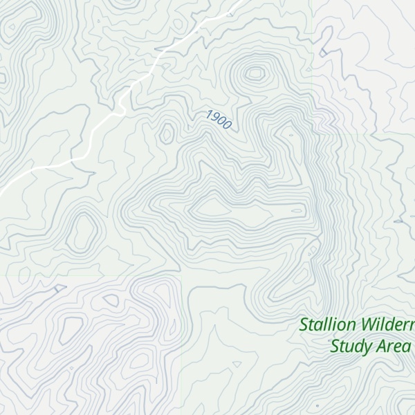 Map of South Sierra Larga