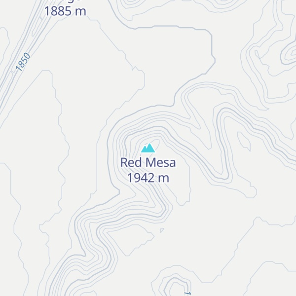 Map of Red Mesa
