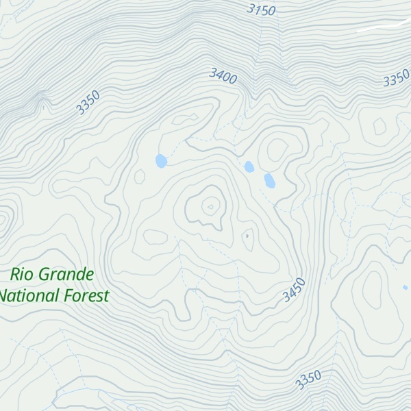 Map of Klondike Mountain