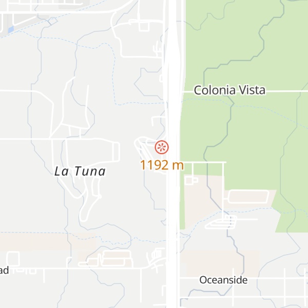 Map of Texas Travel Information Center at Anthony