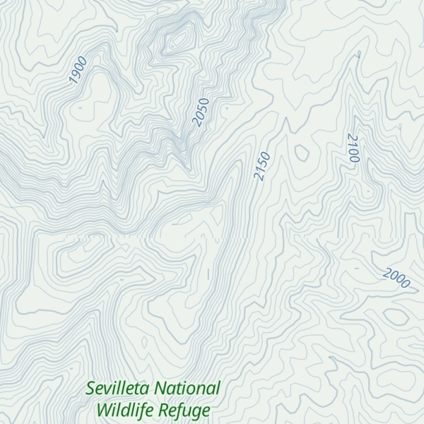Map of Los Pinos Mountains