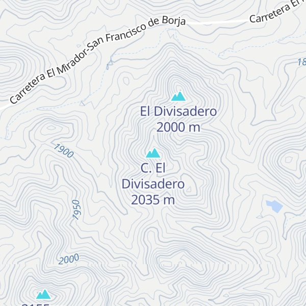 Map of C. El Divisadero