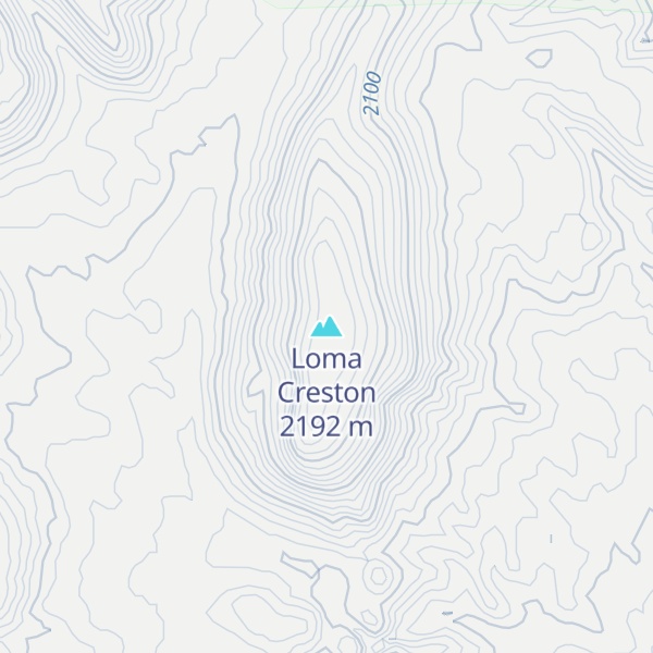 Map of Loma Creston