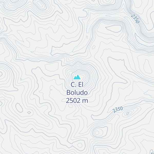 Map of C. El Boludo