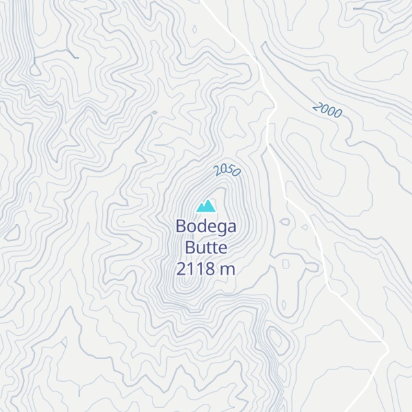 Map of Bodega Butte
