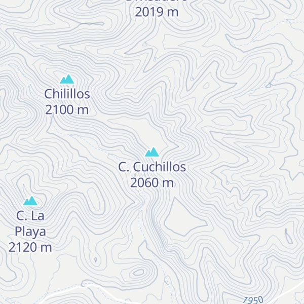 Map of C. Cuchillos