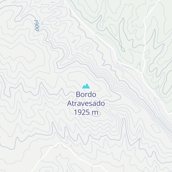 Map of Bordo Atravesado