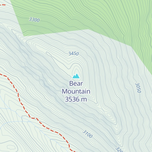 Map of Bear Mountain