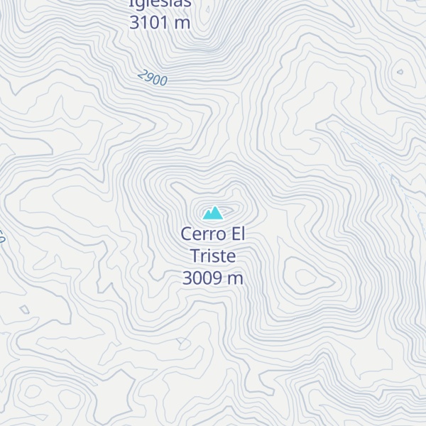 Map of Cerro El Triste