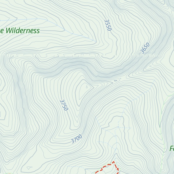 Map of Fossil Ridge