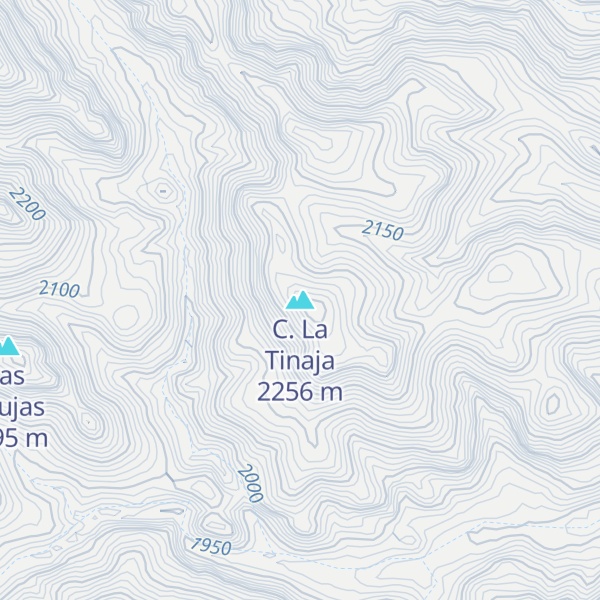 Map of C. La Tinaja