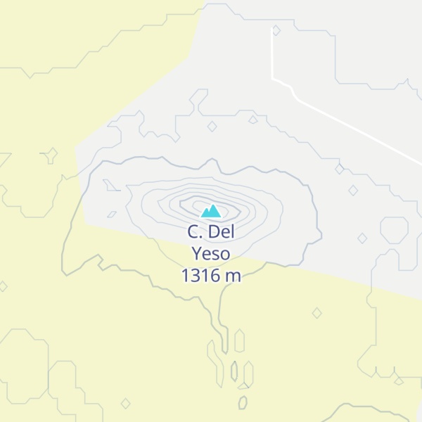Map of C. Del Yeso