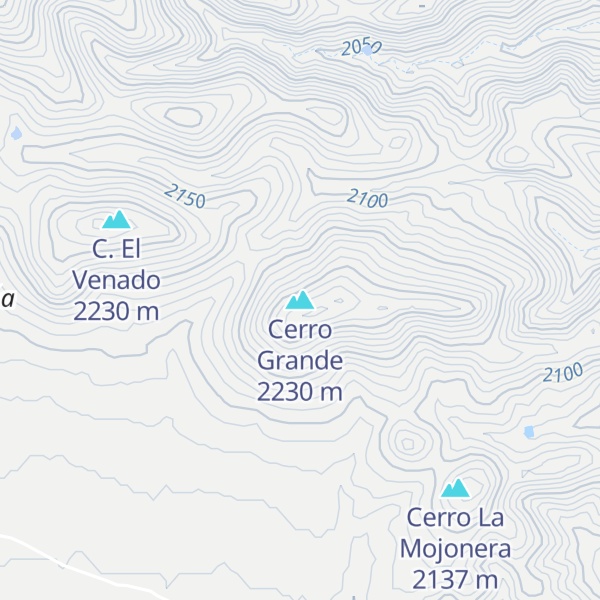 Map of Cerro Grande