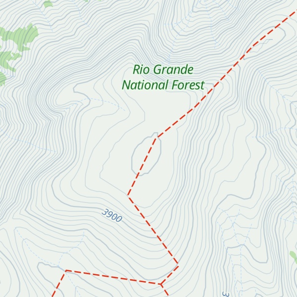 Map of Mesa Mountain