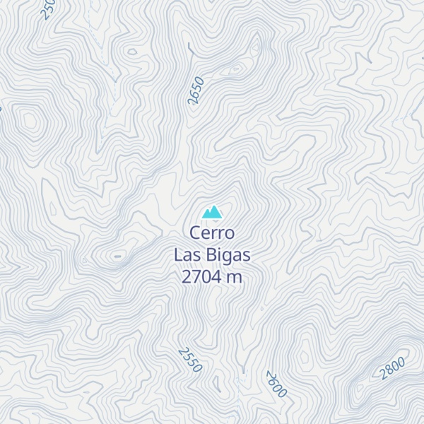 Map of Cerro Las Bigas