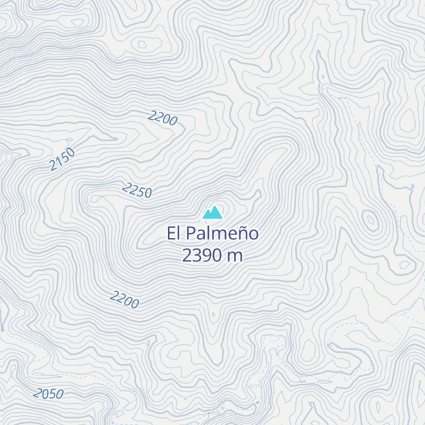 Map of El Palmeño