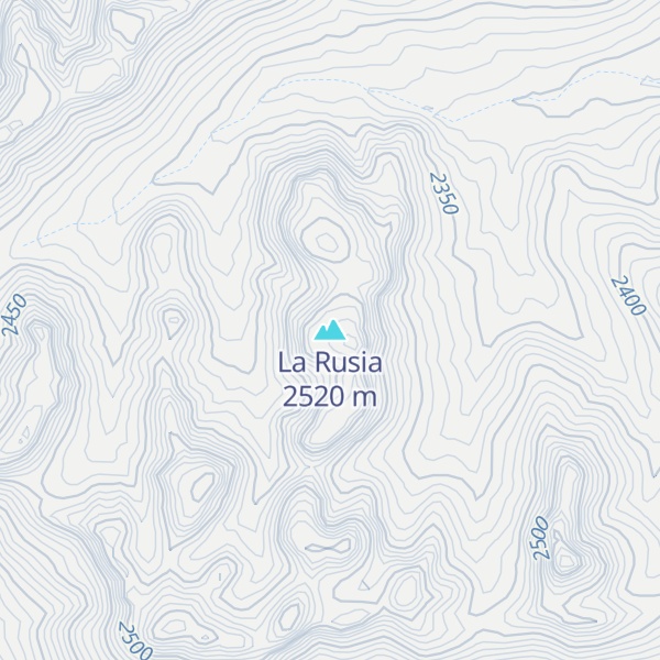 Map of La Rusia