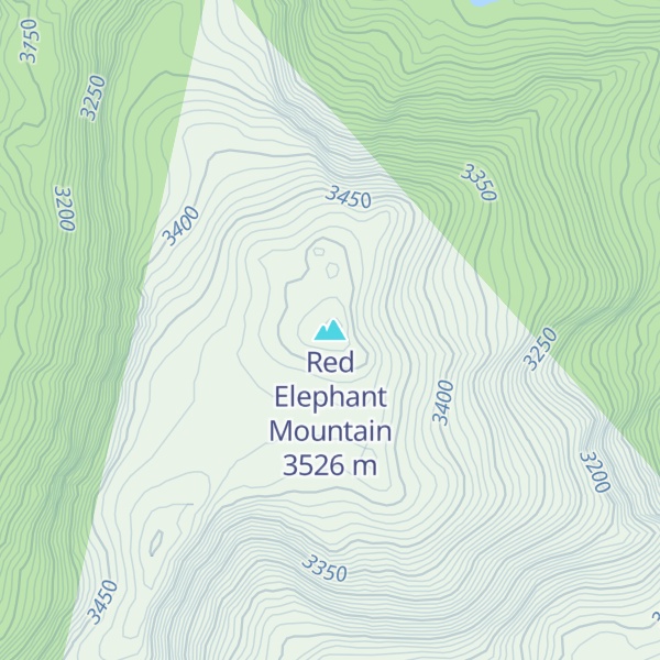 Map of Red Elephant Mountain