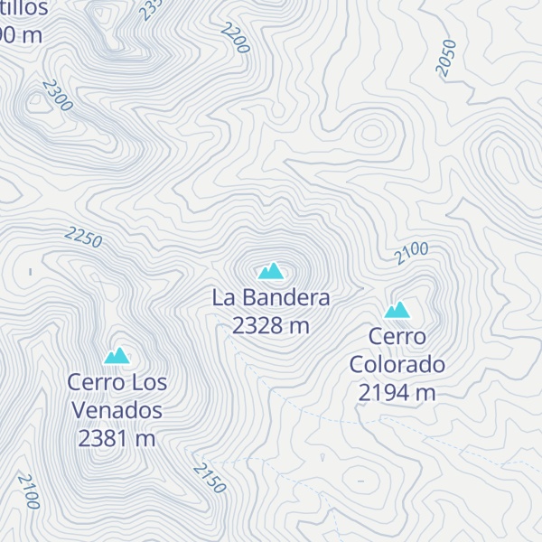 Map of La Bandera