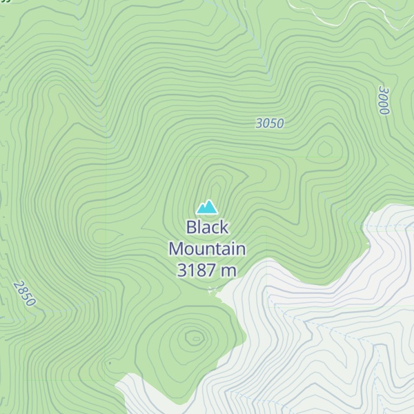 Map of Black Mountain