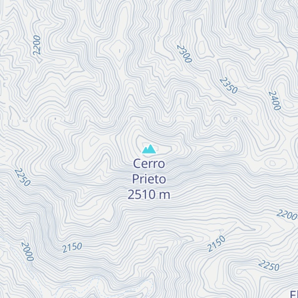 Map of Cerro Prieto