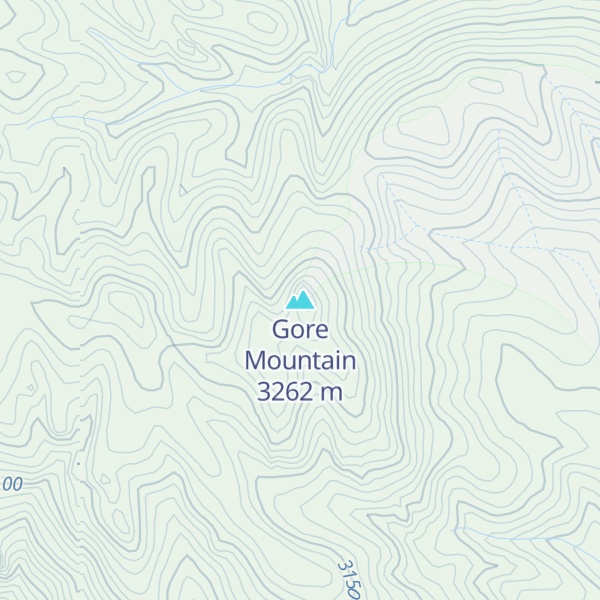 Map of Gore Mountain