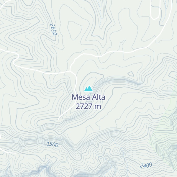 Map of Mesa Alta