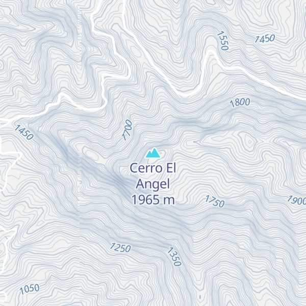Map of Cerro El Angel