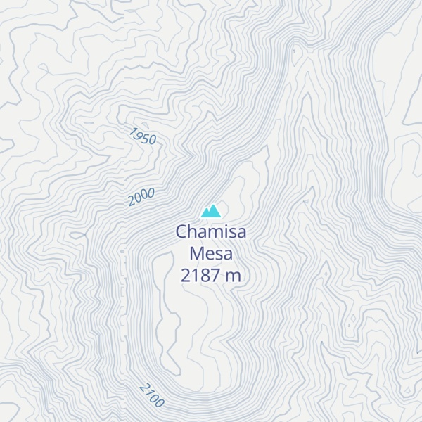 Map of Chamisa Mesa