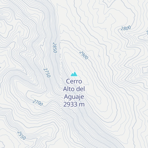 Map of Cerro Alto del Aguaje