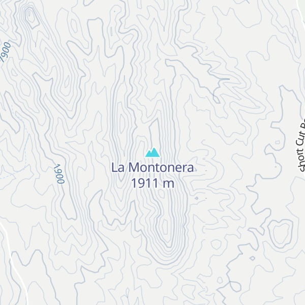 Map of La Montonera