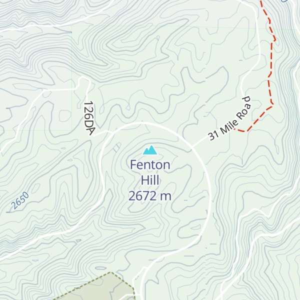 Map of Fenton Hill