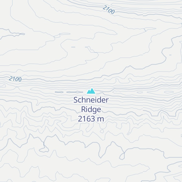 Map of Schneider Ridge