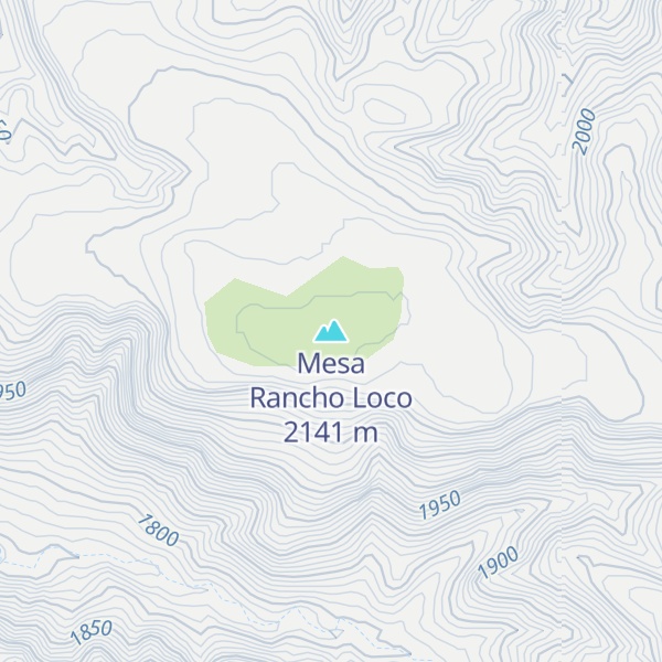 Map of Mesa Rancho Loco