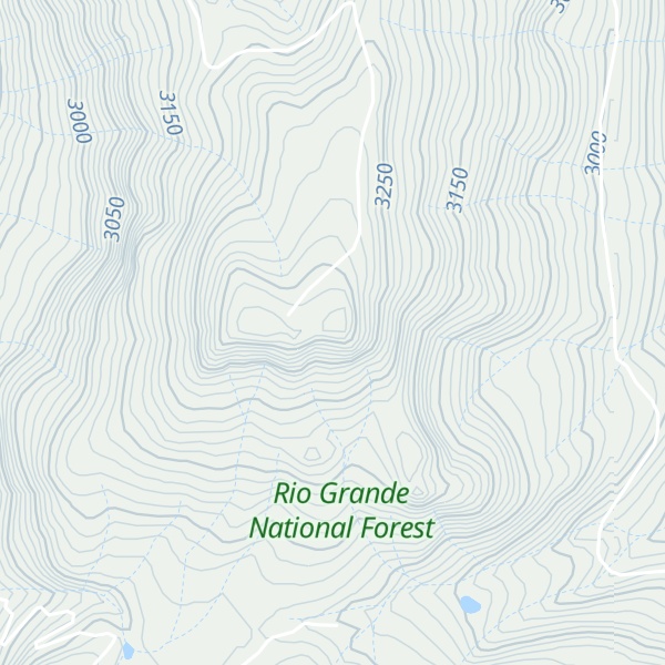Map of Ribbon Mesa